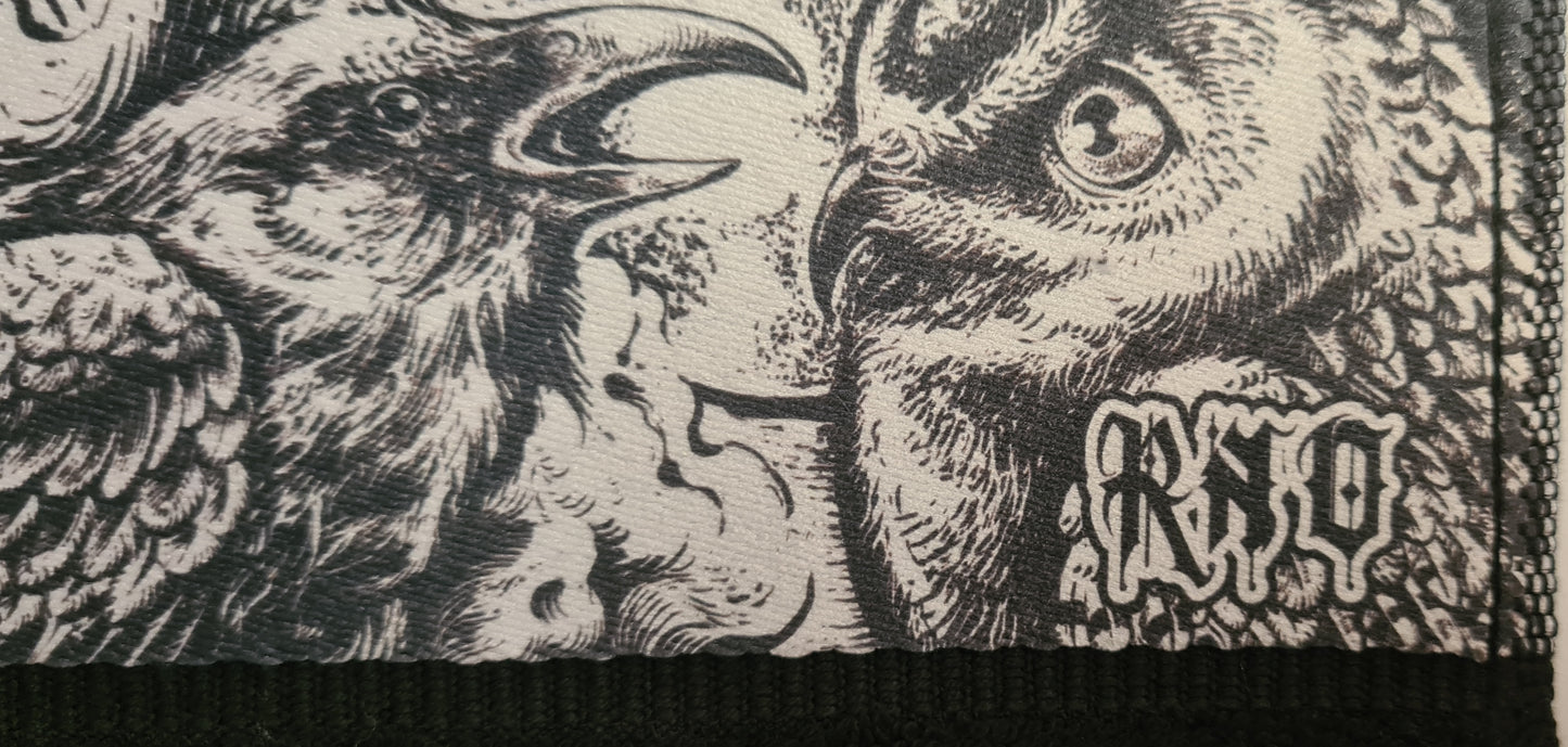 HANDTUCH D-OWL CROWL BLACK