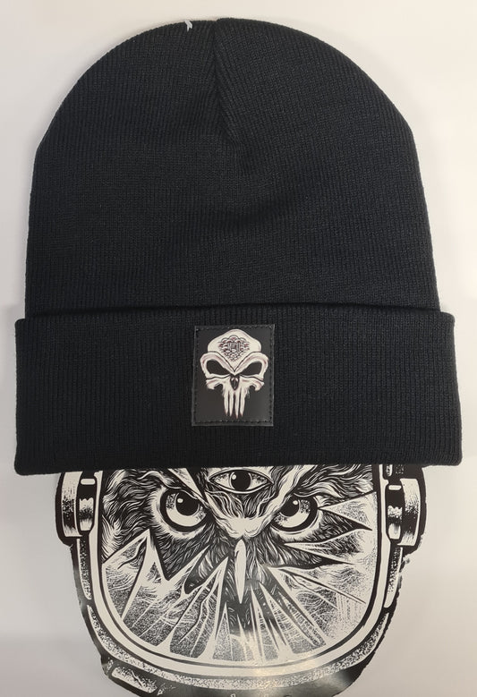 BEANIE OWLISHER VEGAN LEATHER BLACK