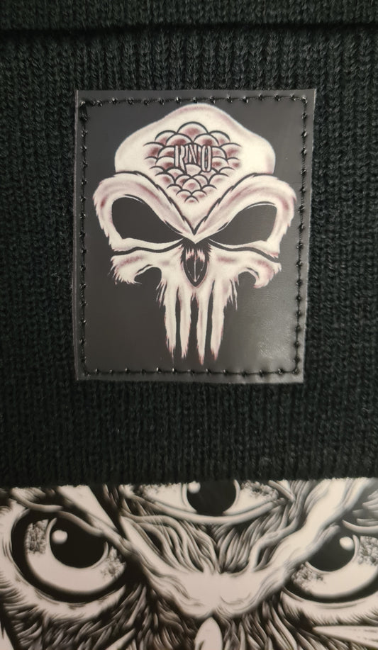 BEANIE OWLISHER VEGAN LEATHER BLACK