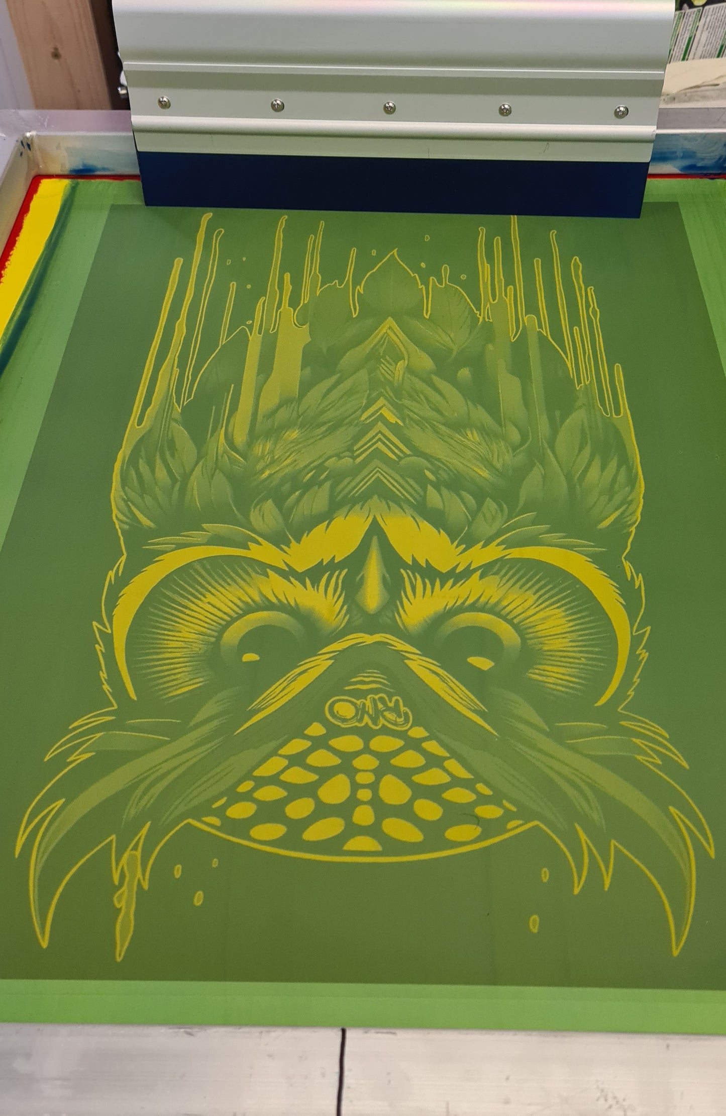 T-SHIRT GROWLITI LADIES BLACK NEON