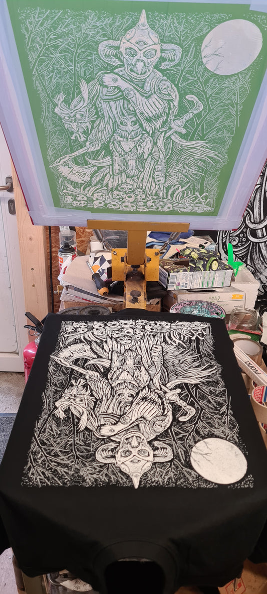 T-SHIRT OWLDEALER LADIES BLACK