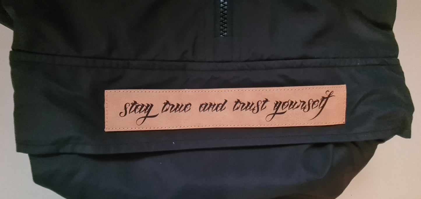 PULL OVER JACKET BLACK UNI