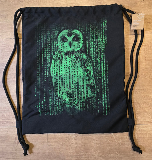 GYMSAC RECYLCLE MATRIX  NEOWL BLACK