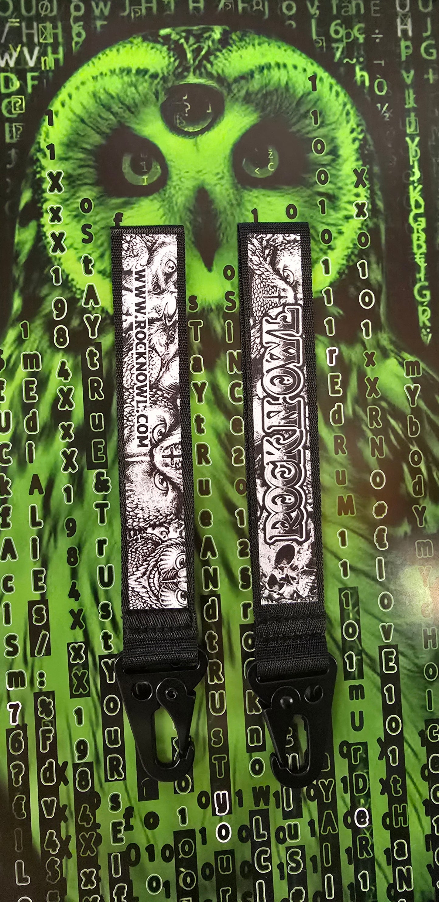 KEYCHAIN ROCKNOWL BLACK/WHITE