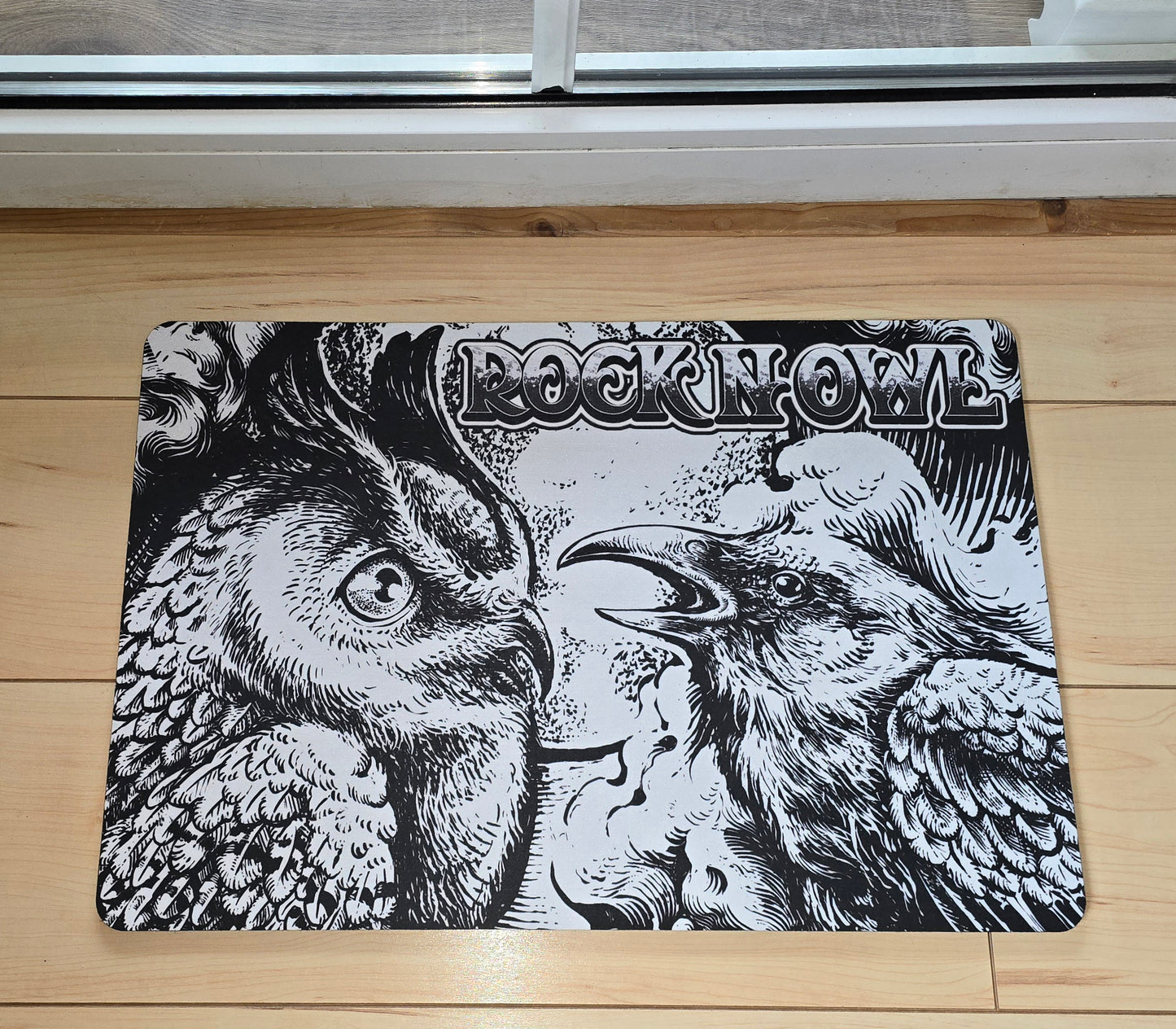 FUSSMATTE ROCKNOWL BLACK/WHITE