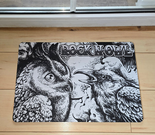 FUSSMATTE ROCKNOWL BLACK/WHITE