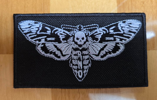MOTH PATCH GESTICKT
