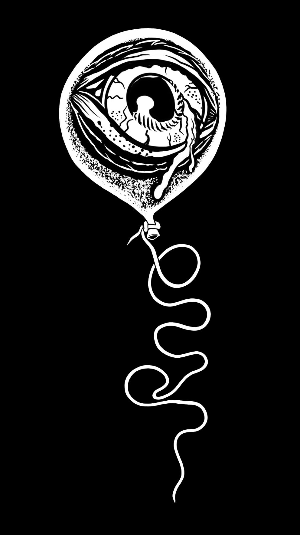 ZIPPER HORROWL BLACK UNI