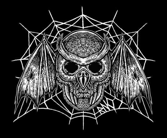 T-SHIRT BATSKOWL MEN BLACK