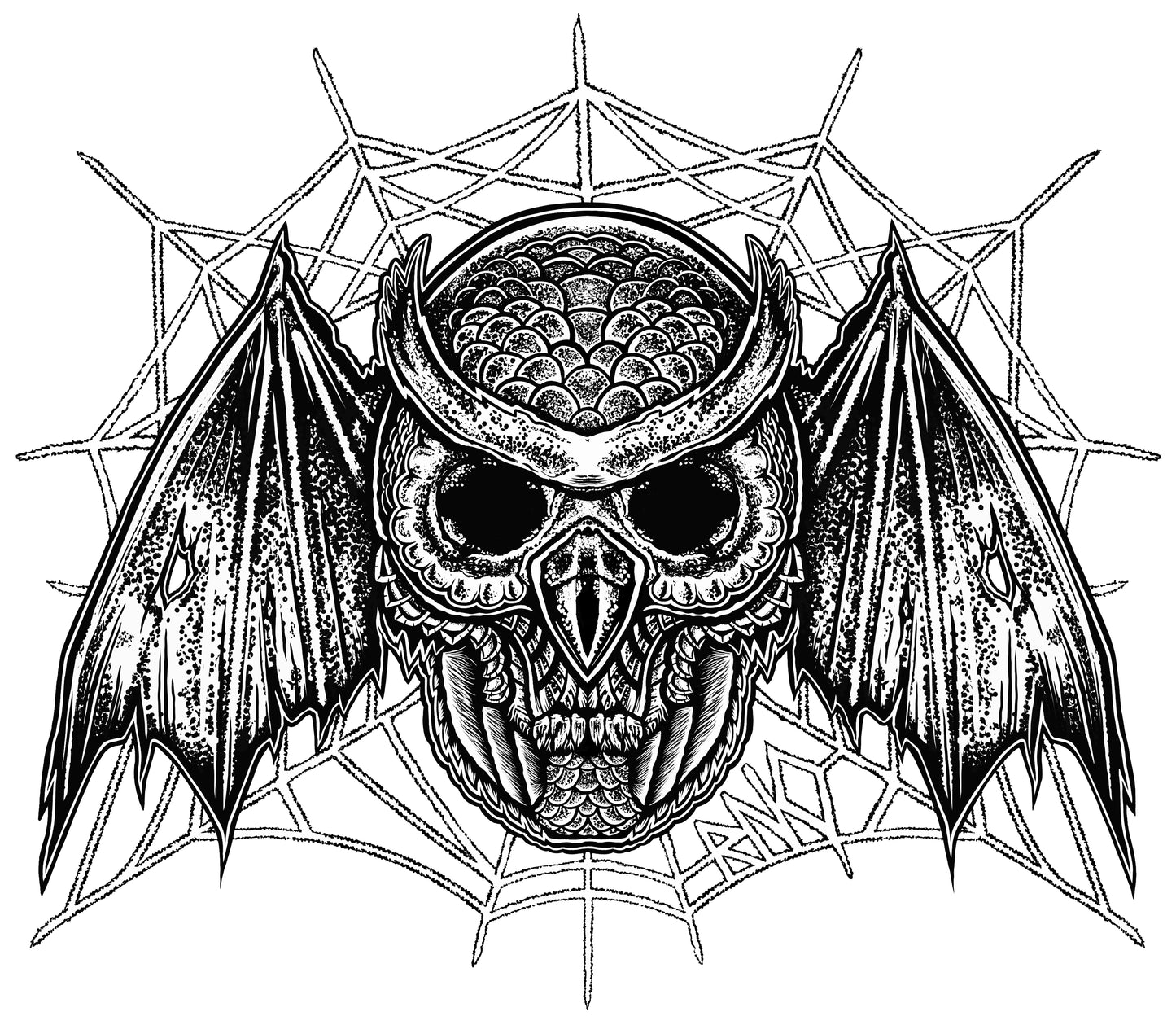 T-SHIRT BATSKOWL LADIES WHITE