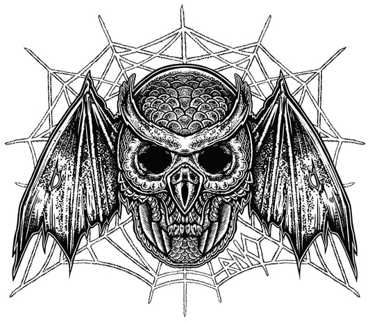 T-SHIRT BATSKOWL LADIES WHITE