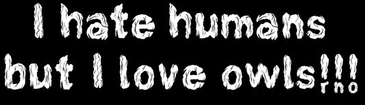 T-SHIRT I HATE MEN BLACK