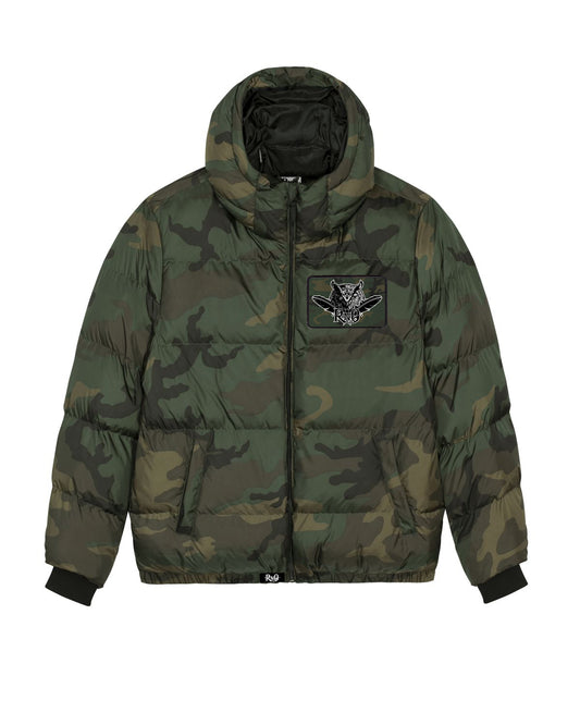PUFFER JACKET CAMO UNI