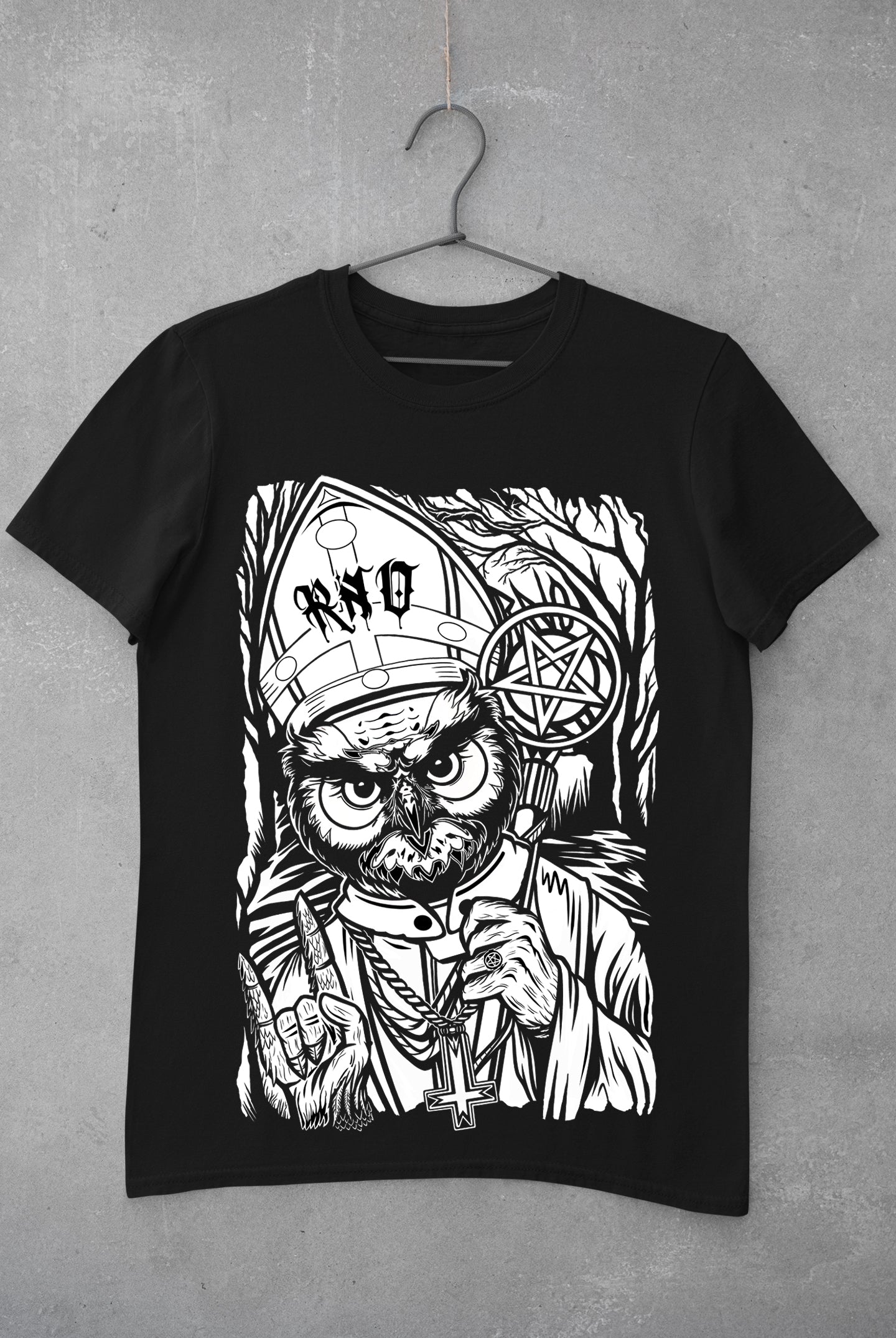 T-SHIRT POWL MEN BLACK