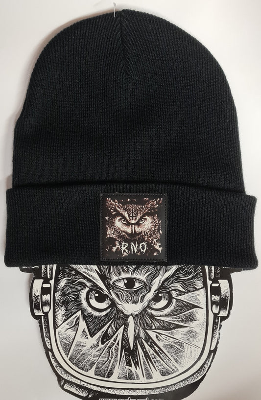 BEANIE D-OWL ALL-BLACK
