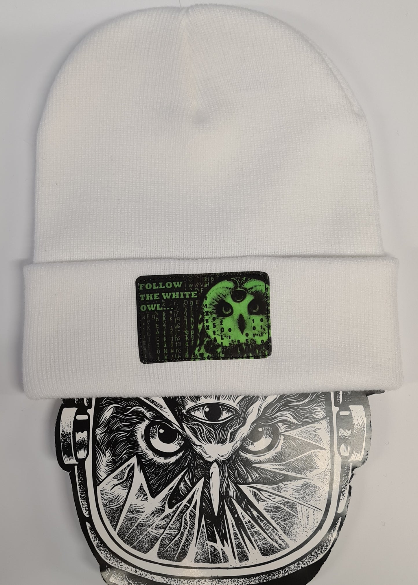 BEANIE MATRIX WHITE