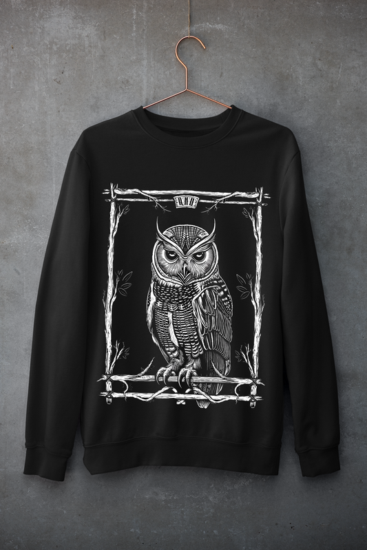 CREWNECK TAROWLT1 BLACK UNI