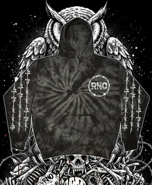 HOODIE BEAOWL UNI SPIDER BLACK