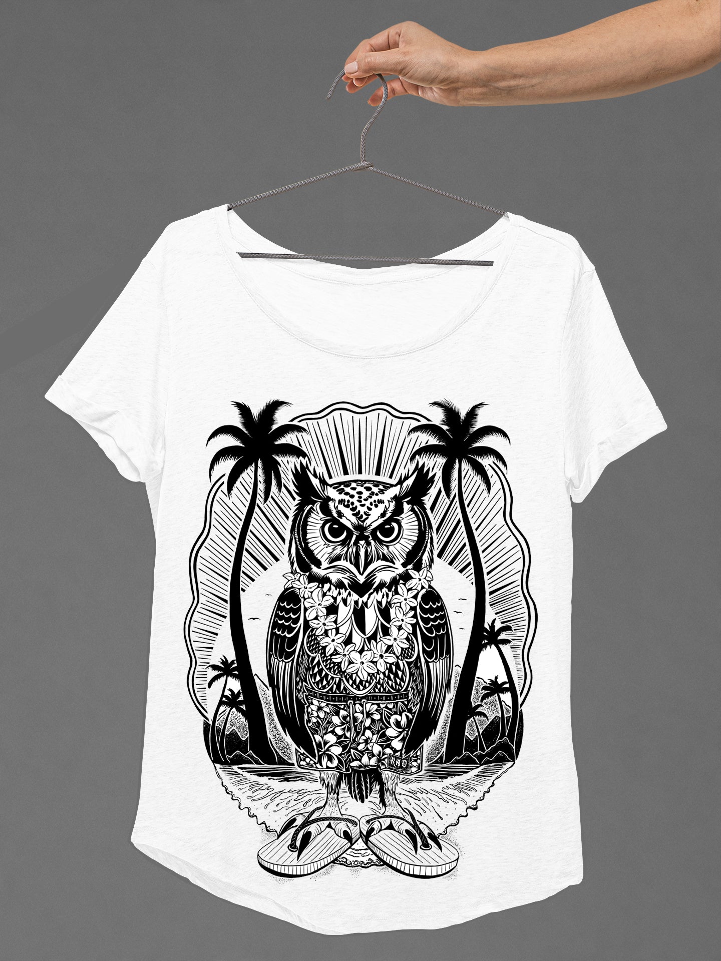 T-SHIRT ALOWLA LADIES WHITE