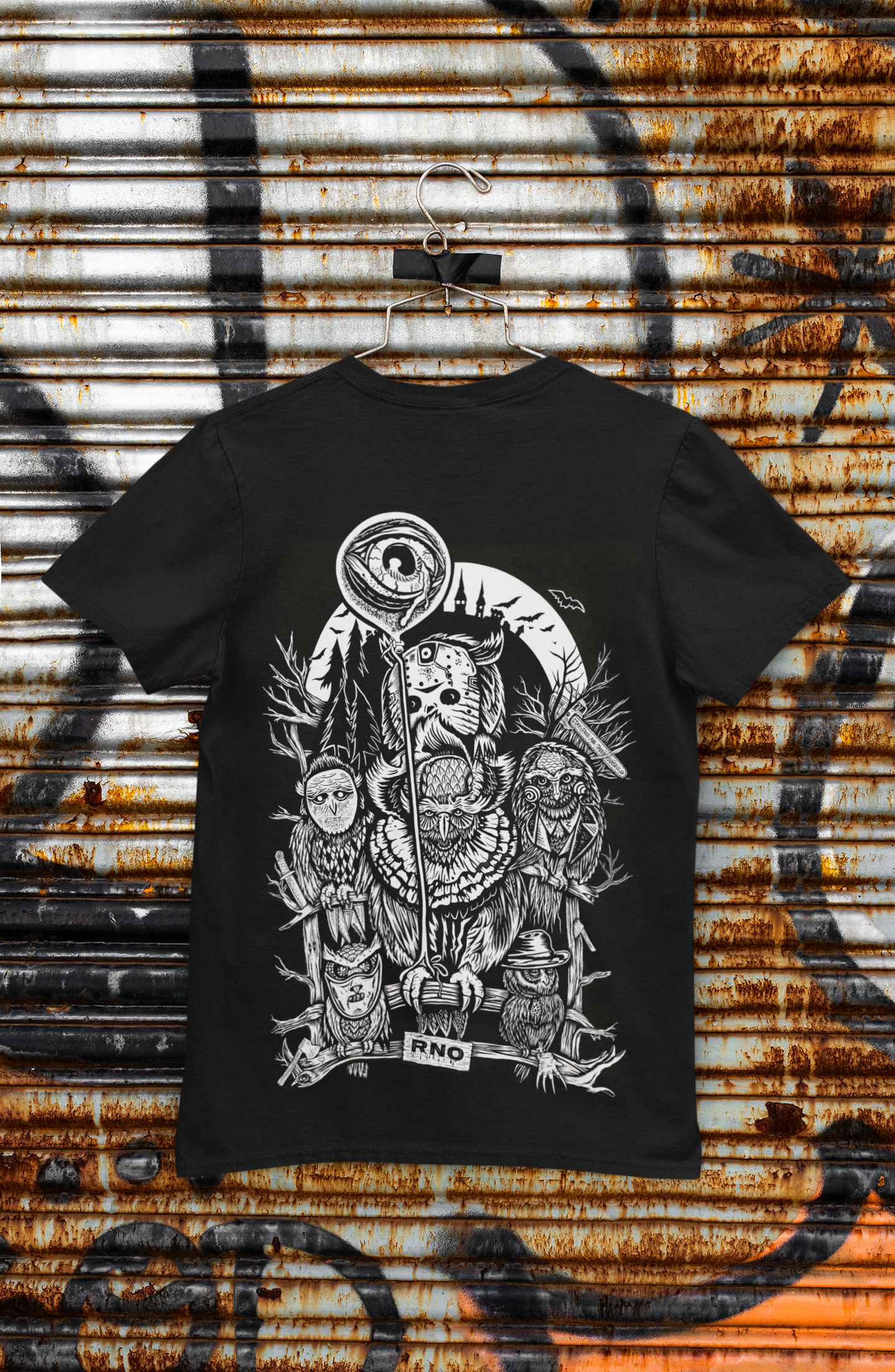 T-SHIRT POCKET HORROWL UNI BLACK