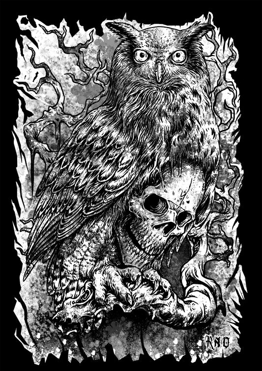 T-SHIRT SKOWLL MEN BLACK