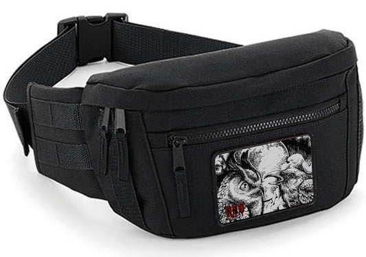 HIP BAG CROWL PATCH BLACK