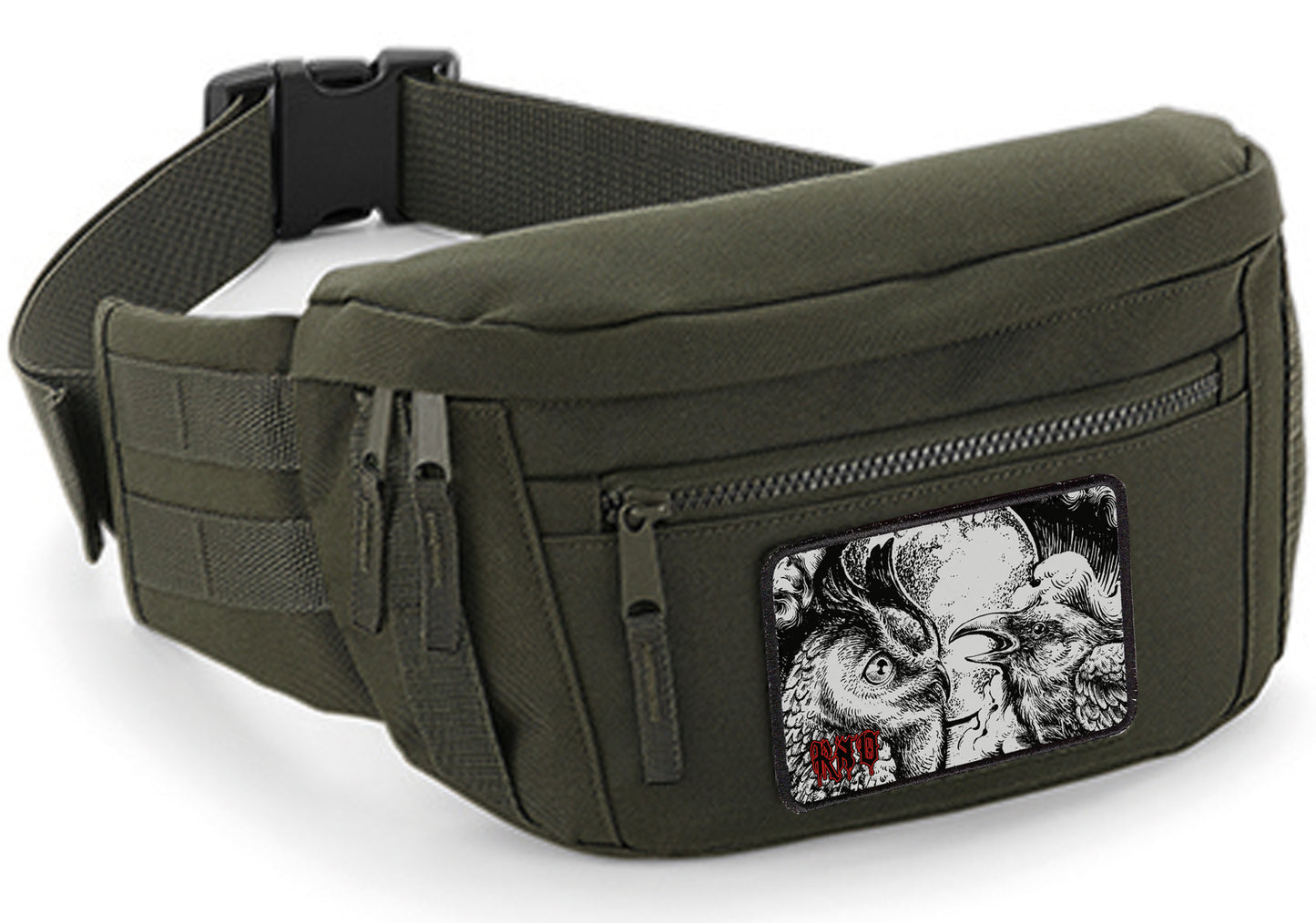 HIP BAG CROWL PATCH MILITARY