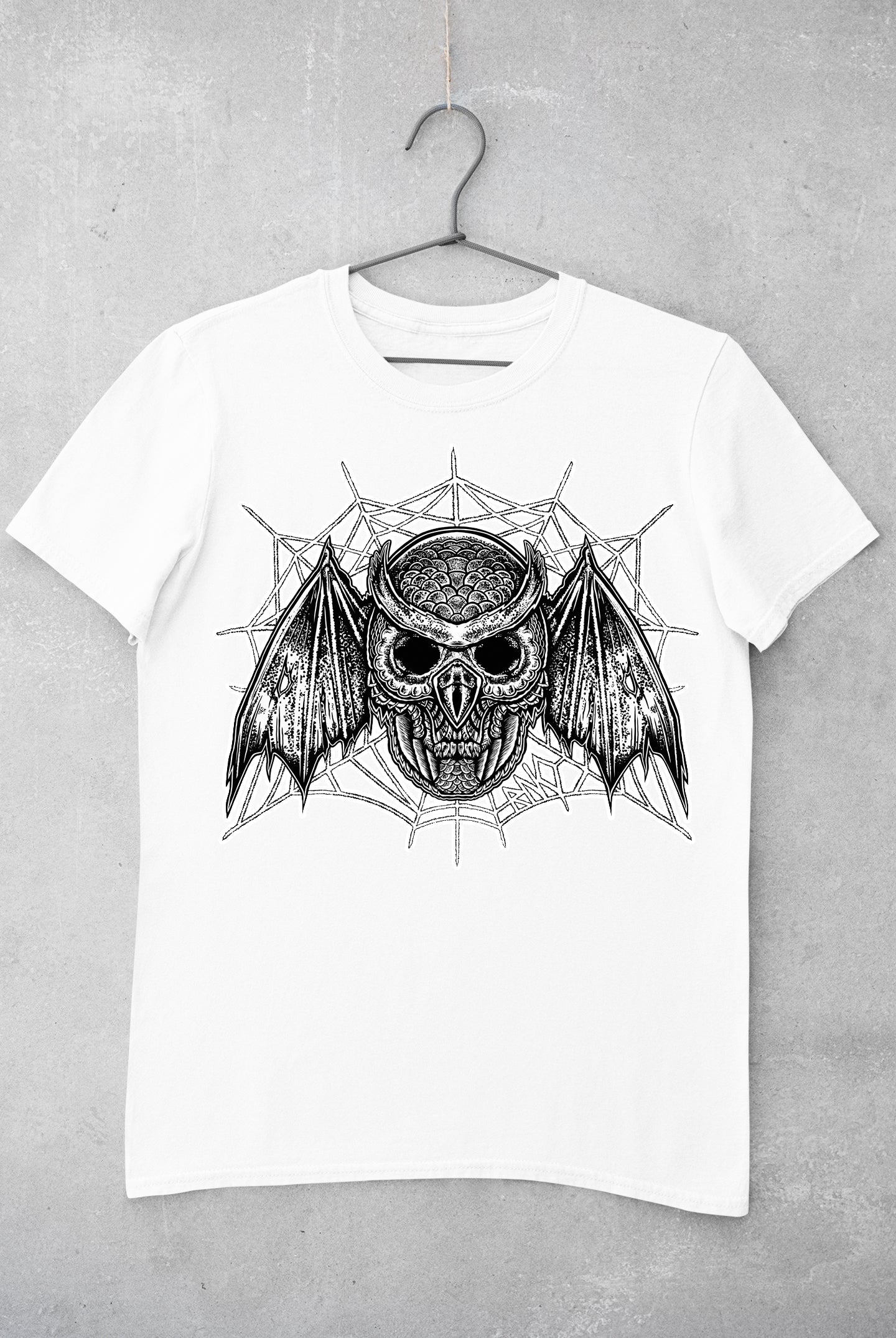 T-SHIRT BATSKOWL MEN WHITE