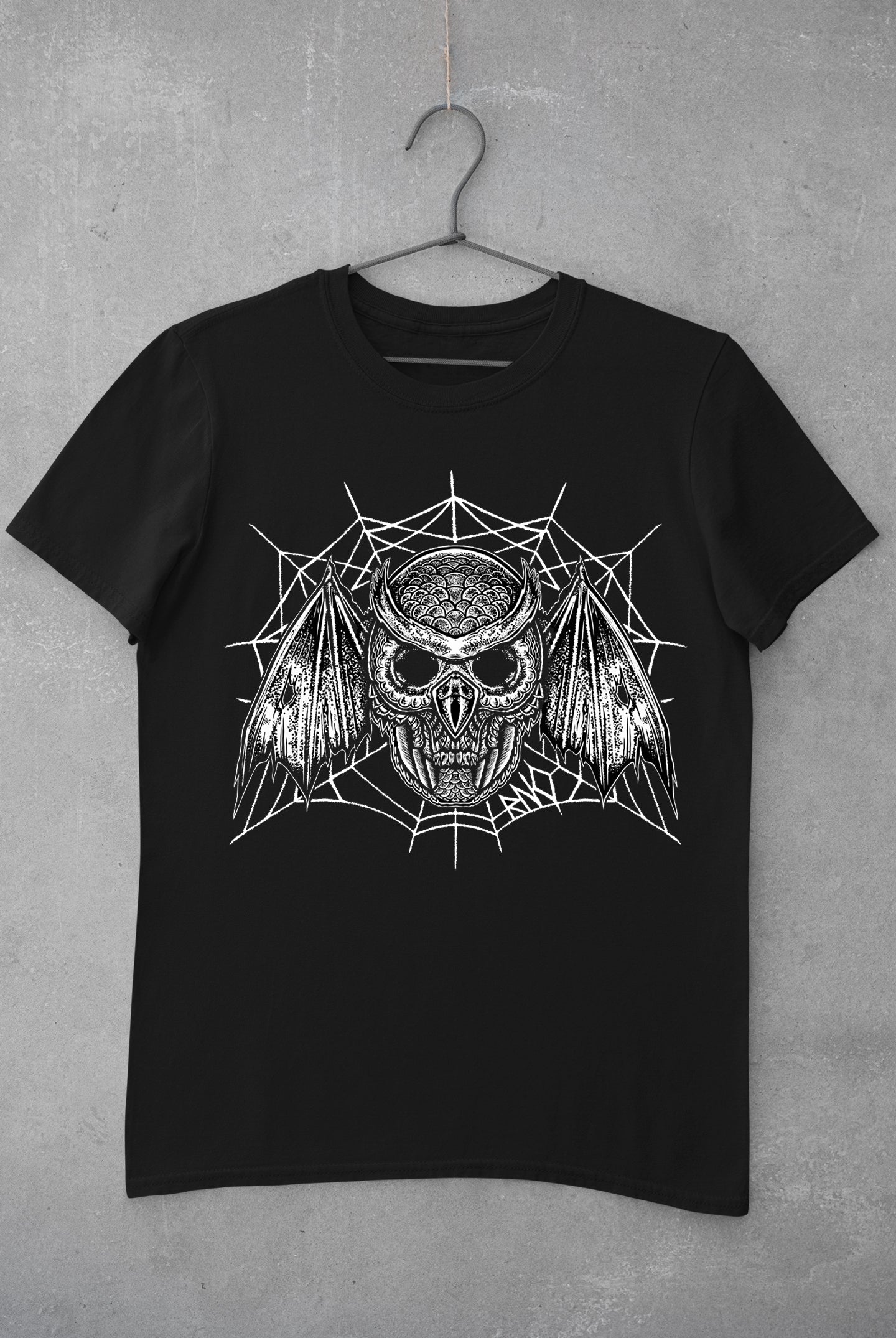 T-SHIRT BATSKOWL MEN BLACK