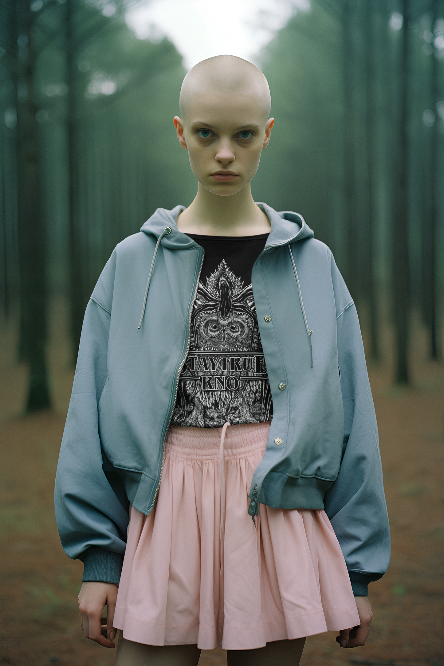 T-SHIRT DEMOWLGORGON LADIES BLACK