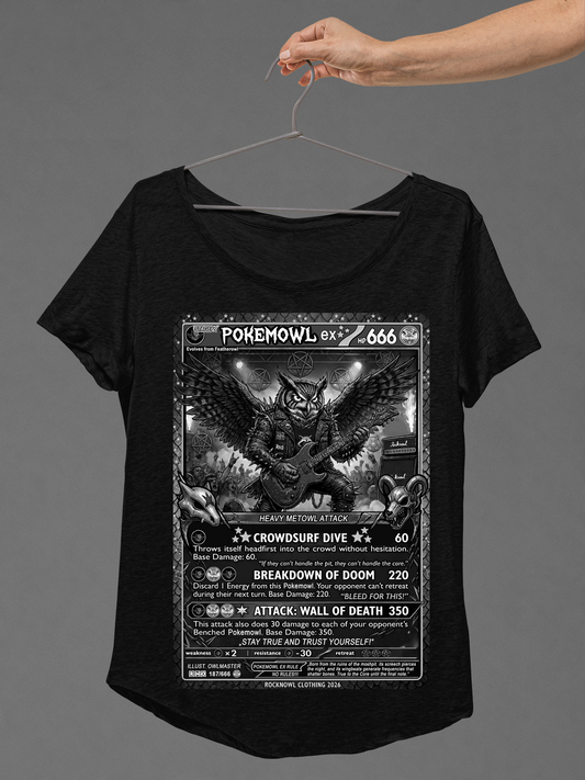 T-SHIRT POKEMOWL LADIES BLACK