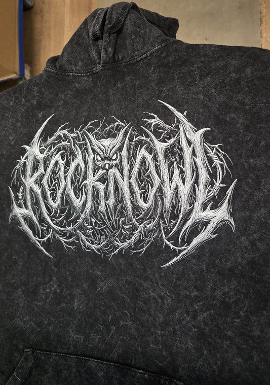 HOODIE ROOWLTS UNI MINERAL BLACK