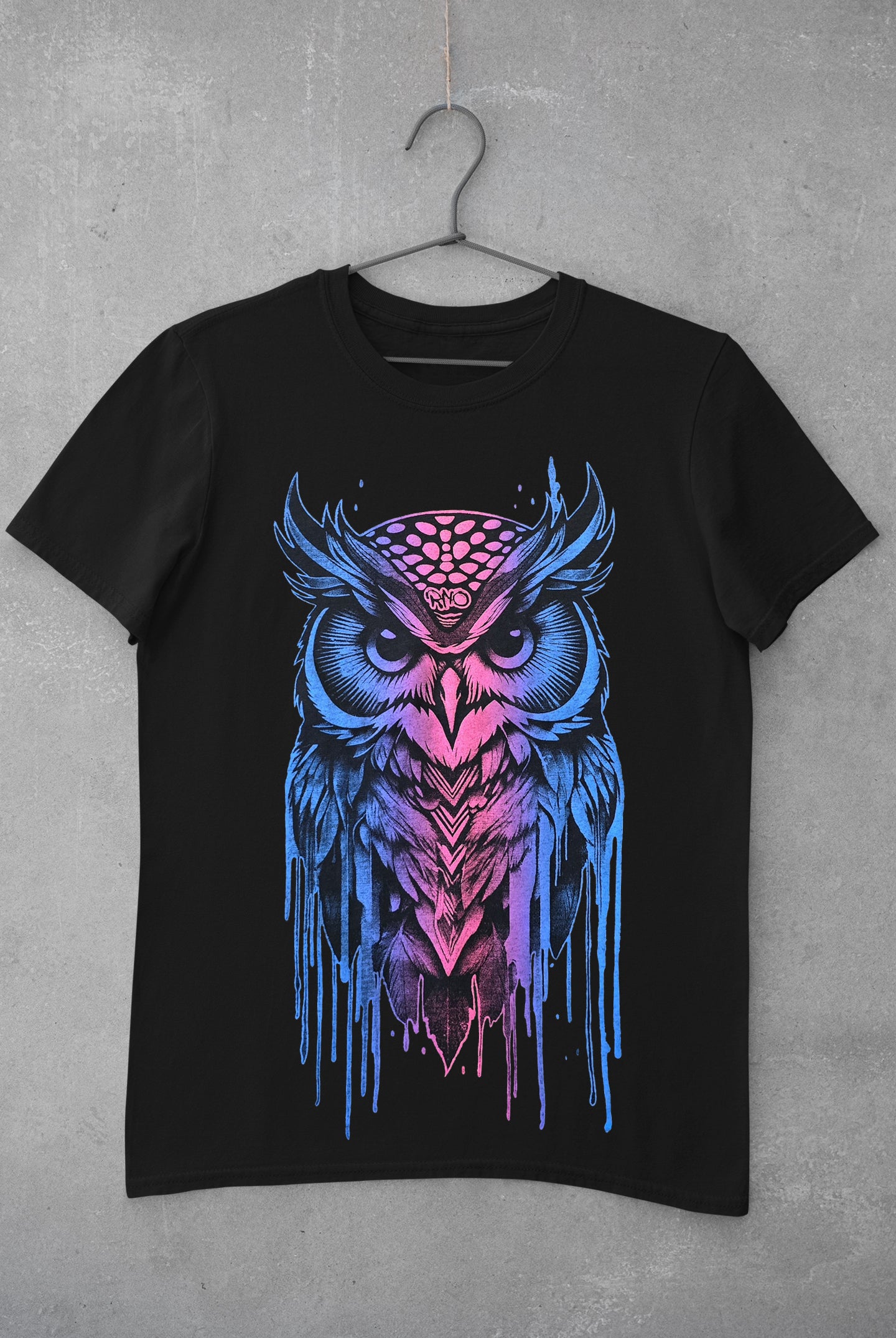 T-SHIRT GROWLITI MEN BLACK NEON