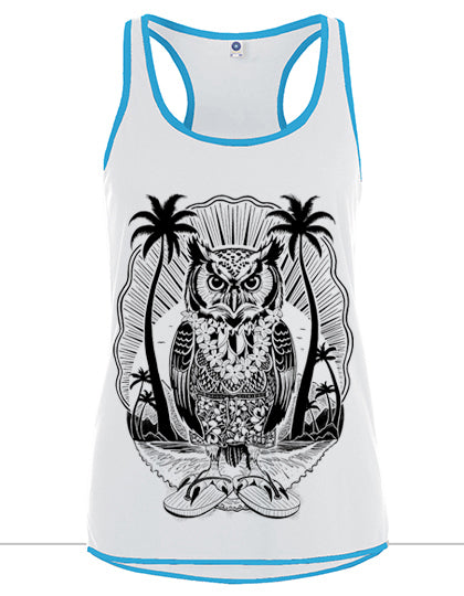 MESHTANK ALOWLA LADY BLUEWHITE