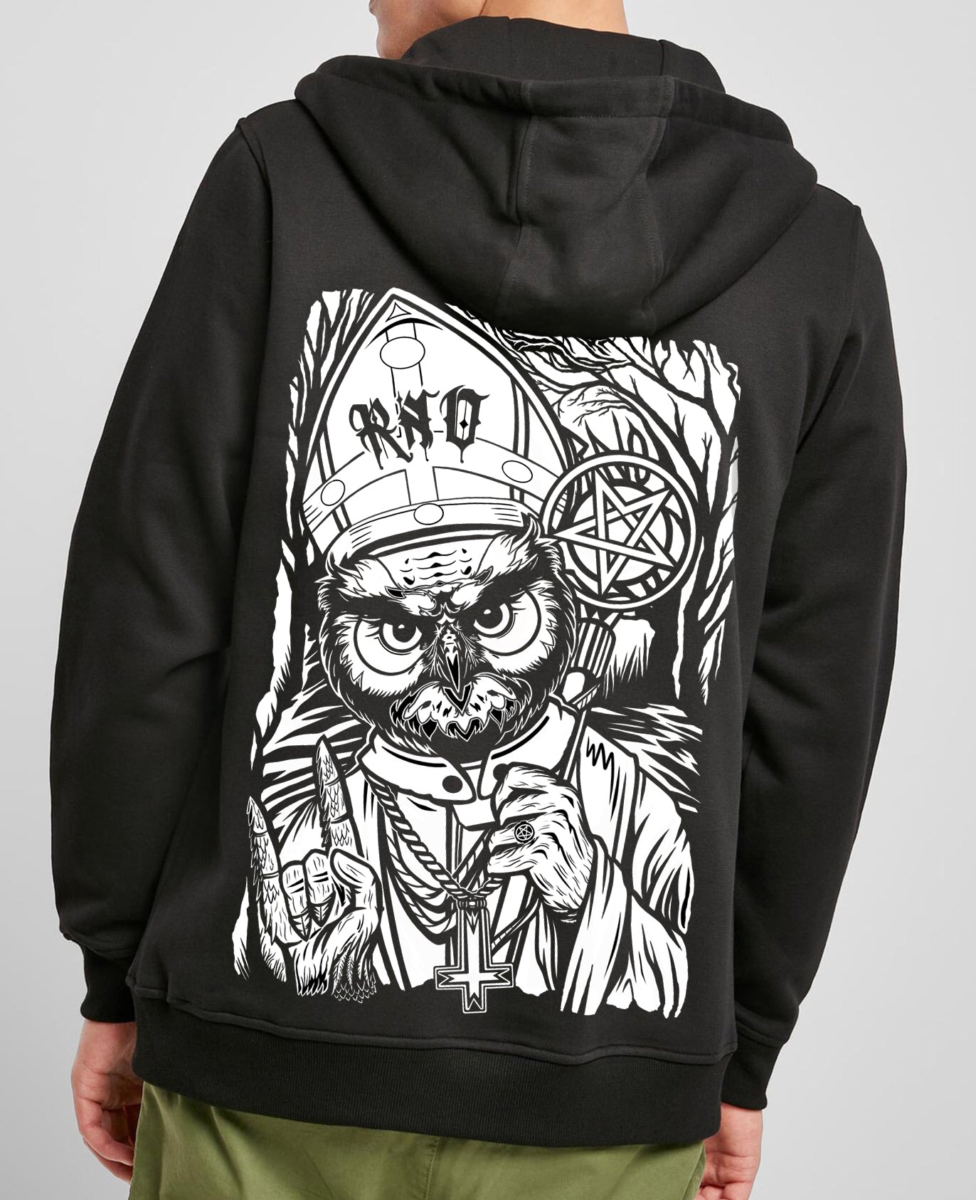 ZIPPER POWL BLACK UNI