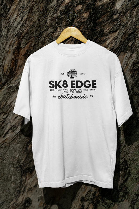 SK8 EDGE T-Shirt REPEAT OVERSIZED UNI