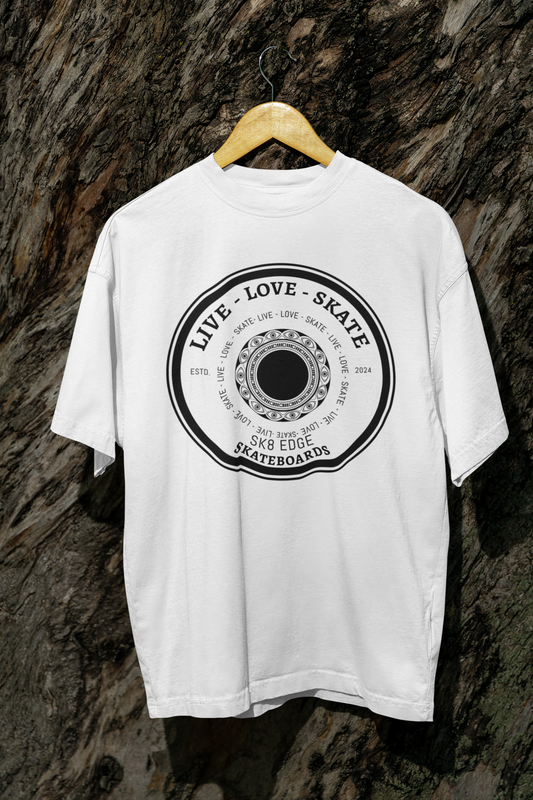 SK8 EDGE T-Shirt WHEEL OVERSIZED UNI