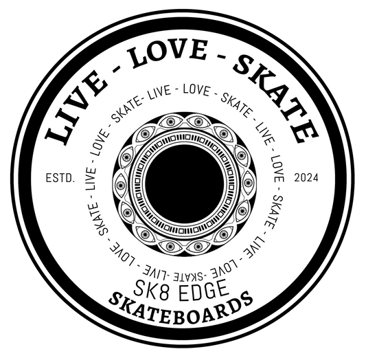 SK8 EDGE T-Shirt WHEEL OVERSIZED UNI
