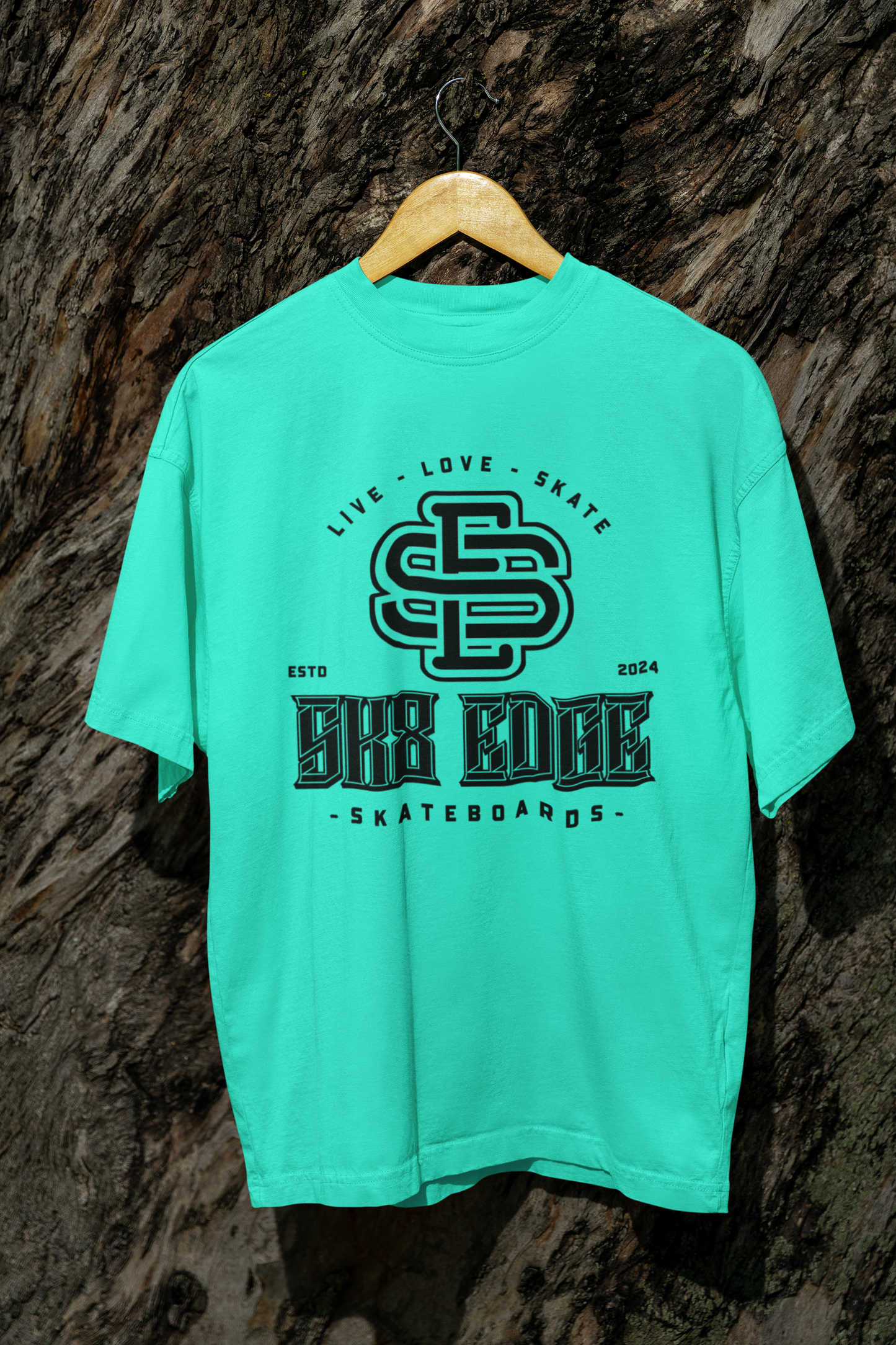 SK8 EDGE T-Shirt LOGO OVERSIZED UNI
