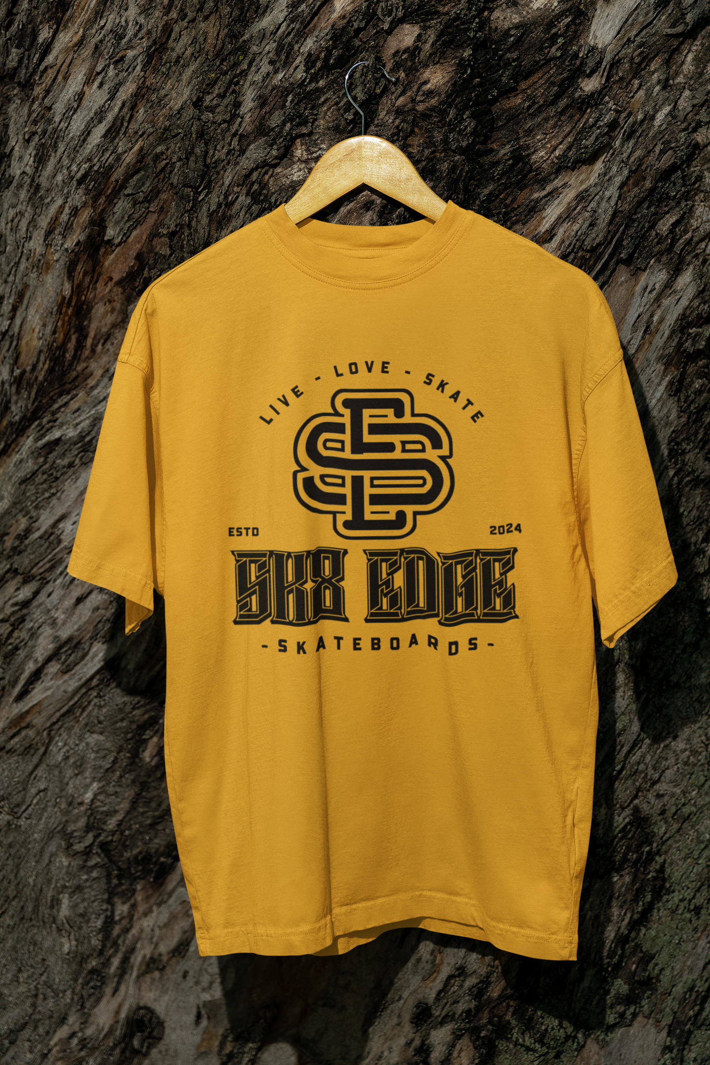 SK8 EDGE T-Shirt LOGO OVERSIZED UNI