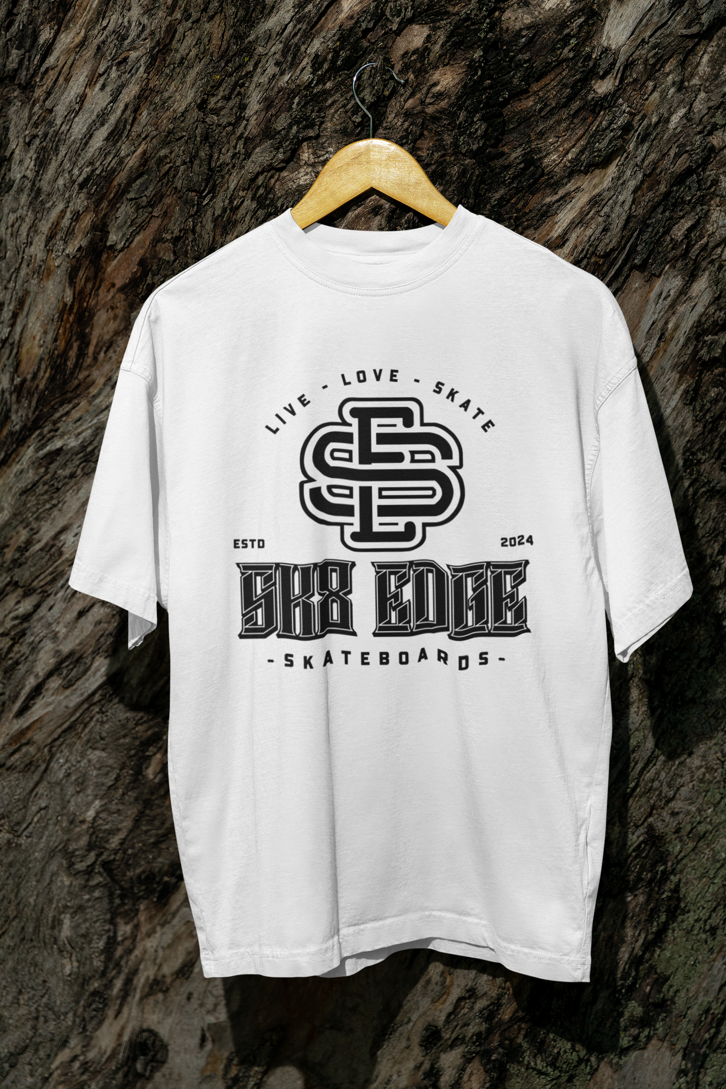 SK8 EDGE T-Shirt LOGO OVERSIZED UNI