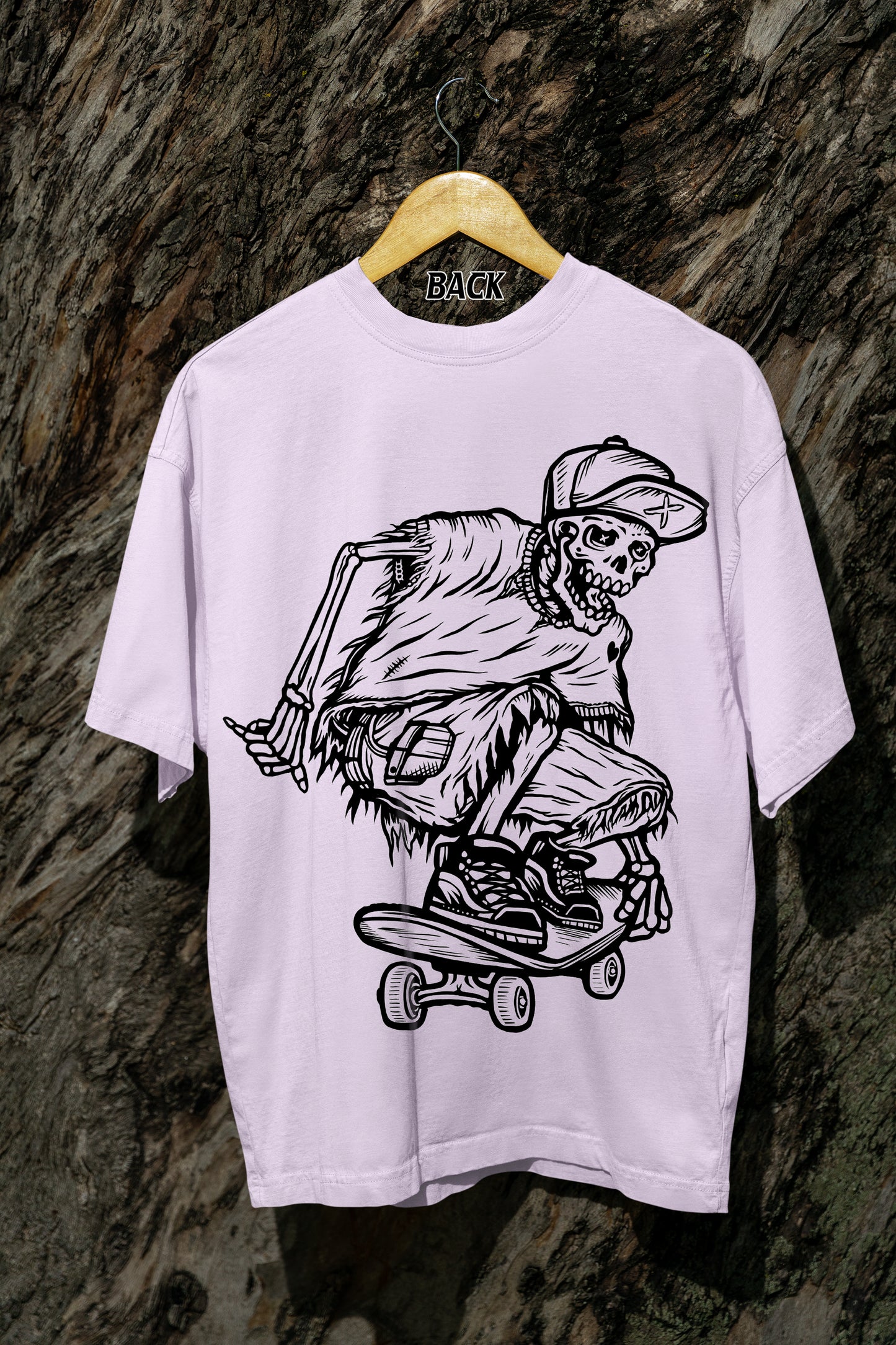 SK8 EDGE T-Shirt LIVE LOVE SKATE OVERSIZED UNI