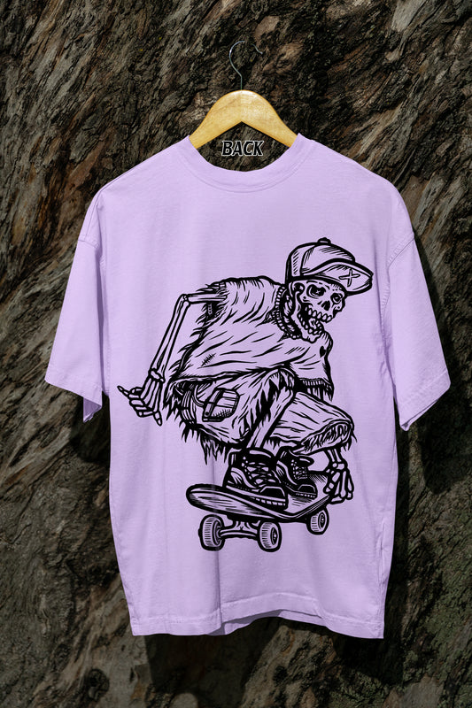 SK8 EDGE T-Shirt LIVE LOVE SKATE OVERSIZED UNI