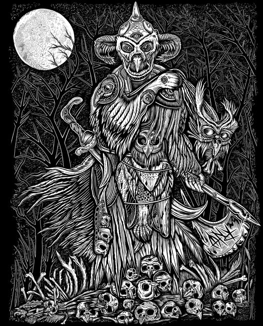 T-SHIRT OWLDEALER MEN BLACK