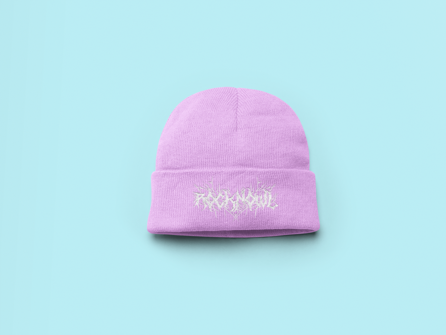 BEANIE METAL DESIGN LAVENDEL EMB