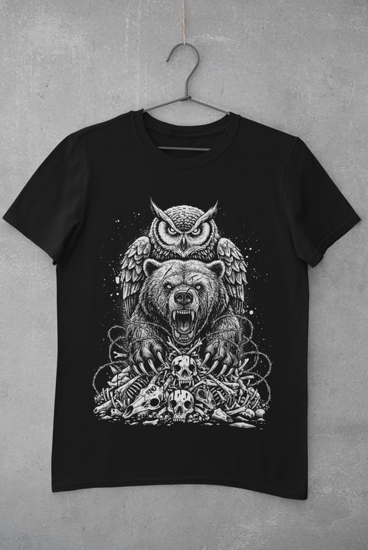 T-SHIRT BEAOWL UNI BLACK