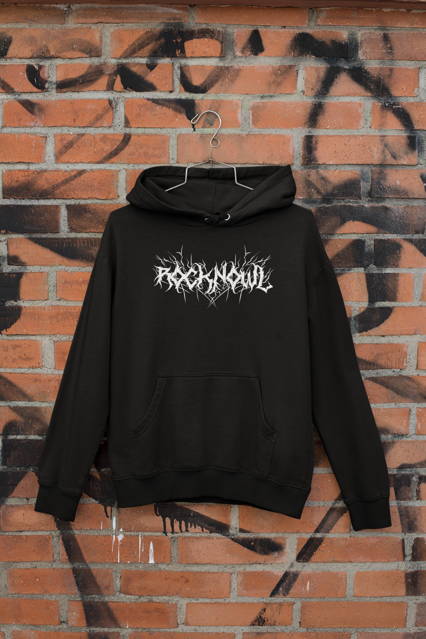 HOODIE METAL BLACK UNI