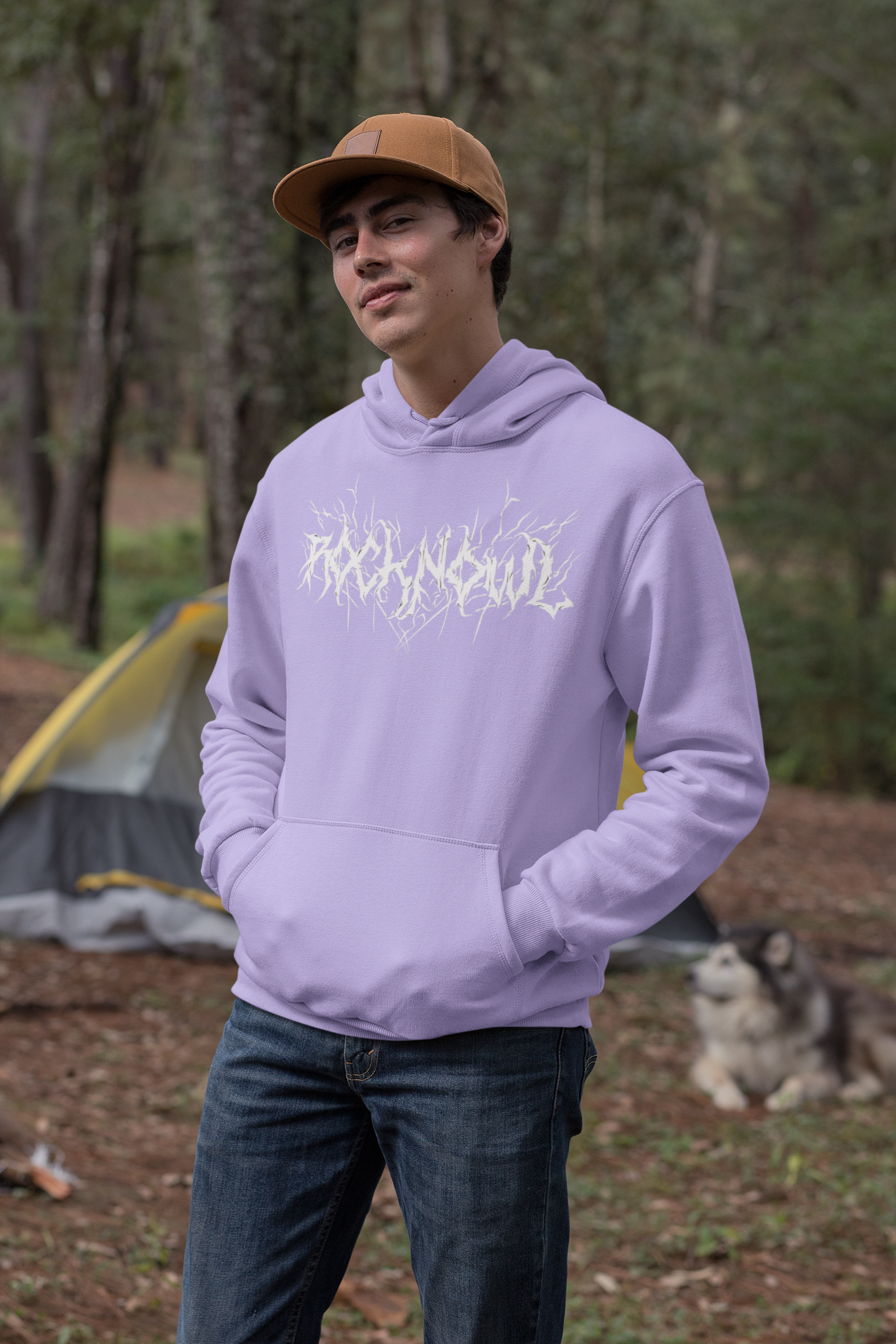 HOODIE METAL LAVENDEL UNI