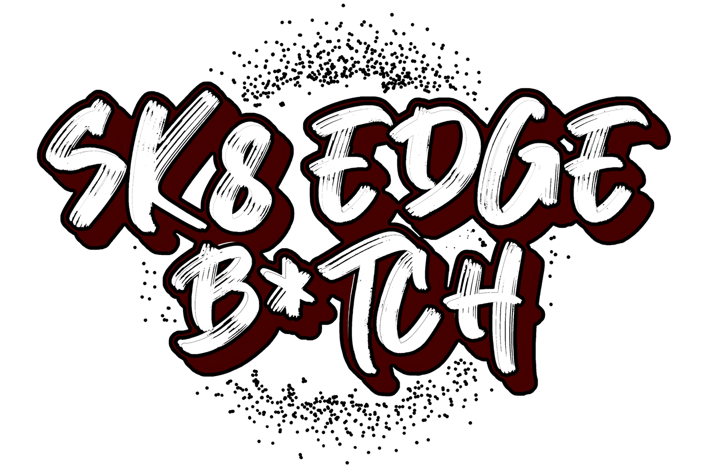 SK8 EDGE HOODIE B!TCH UNI