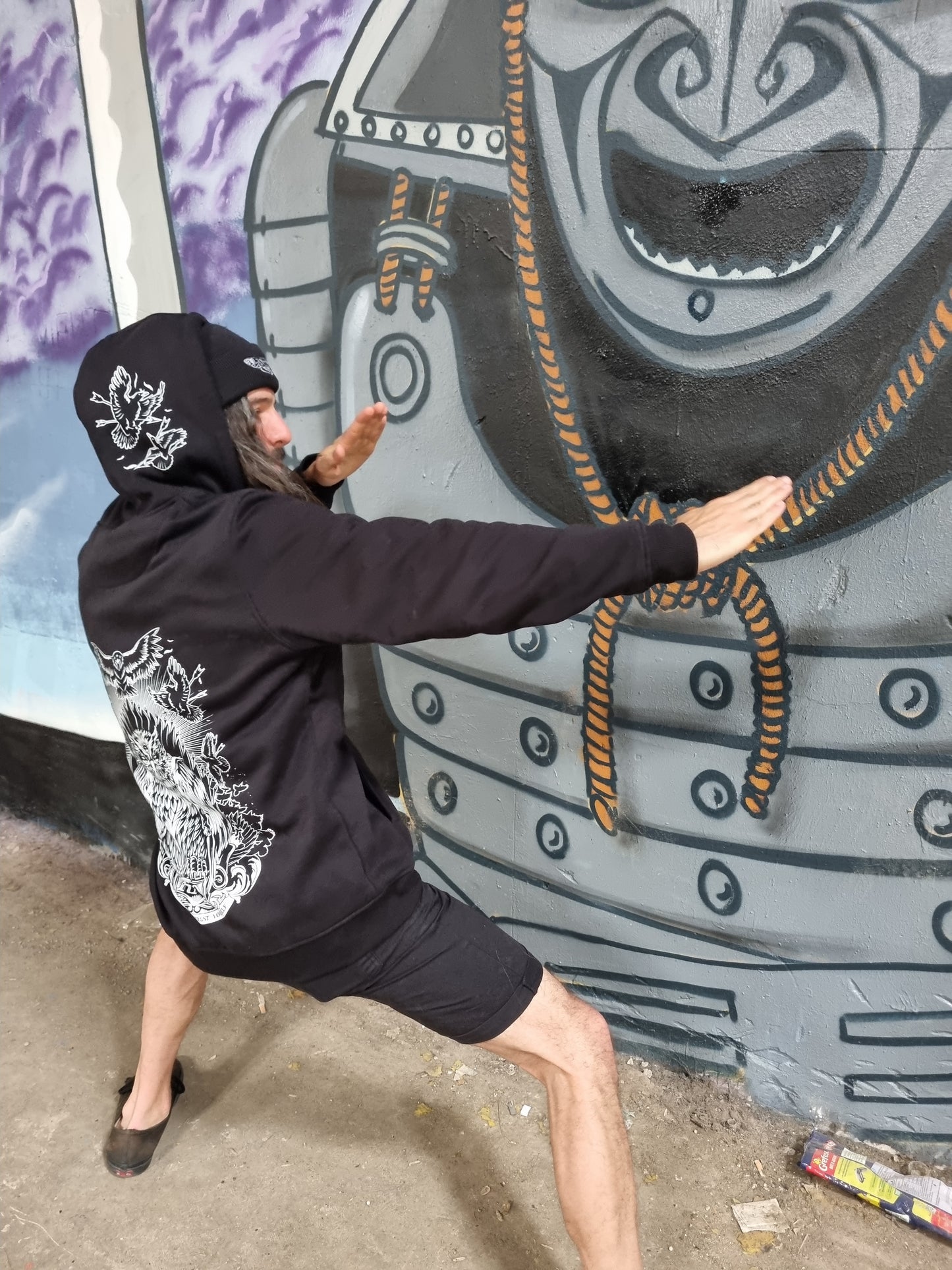 ZIPPER GOWLT BLACK UNI